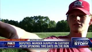 Family credited with finding Walton County murder suspect