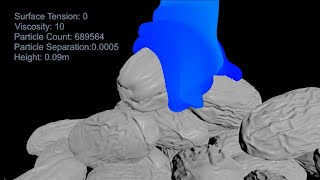 Houdini Flip Viscosity Comparison 2