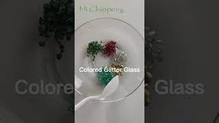 #engineeredstone #terrazzo #decoration  Colored glitter glass Hi Chipper