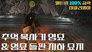 M43. 추억 복사 영묘 \u0026 영묘 들판 지하 묘지 | [이클리피아] 엘든링 100% 공략!