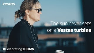 The sun never sets on a Vestas turbine