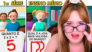 VIREI PROFESSORA DOS ALUNOS MAIS BURROS... mas eu também sou