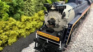 MTH Premier Chessie Steam Special T-1 w/Protosound 2.0 20-3251-1 Test Run