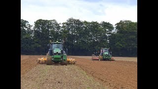 GROS CHANTIER DE SEMIS AVEC UN DOUBLE DE 8RT