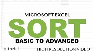 Excel - Sorting Data, Multiple Columns, Date, Color - Avoid Disasters!