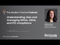 understanding risks and managing hipaa osha and pci compliance