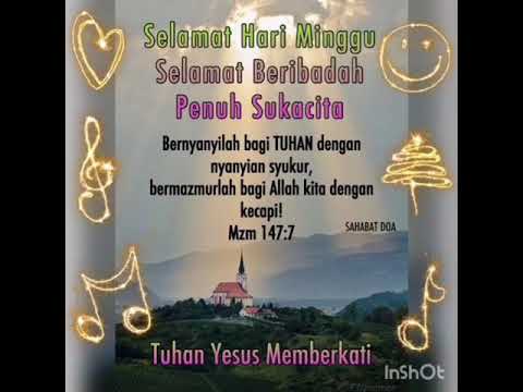 Selamat Hari Minggu Selamat Beribadah - YouTube