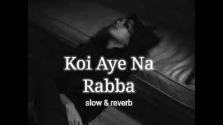 Koi Aye Na Rabba(slowed +reverb) new lofi 2023😢new bollywood lofi song #@lofiloverofficial