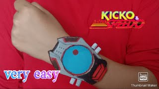 How to make kicko and super speedo r7 watch from paper very easy.