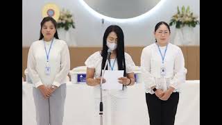 ปทุมธานี ครูภาคใต้ขอบคุณวัดพระธรรมกายมอบทุนหนุนแรงใจช่วยครูใต้ในงานพิธีถวายสังฆทาน 323 วัดชายแดนใต้