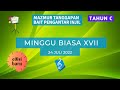 (Edisi Baru) Minggu Biasa XVII - Mazmur Tanggapan & Bait Pengantar Injil (Reff. 146 & PS. 960)