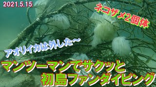 マンツーマンでサクッと初島ファンダイビング20210515