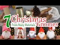 7 Easy DIY Christmas Gnomes That Look Store Bought ... From Many Materials