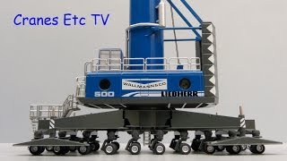 NZG Liebherr LHM 500 Mobile Harbour Crane 'Wallmann' by Cranes Etc TV