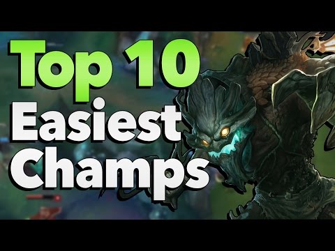 Top 10 Easiest Champions to Play in League of Legends Top 10 Easiest Champions to Play in League of Legends