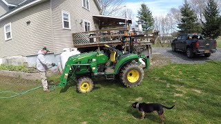 Talking tiller, and of course, feeding another bale