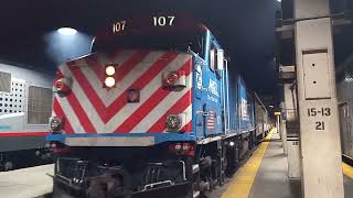 METX 107 Departing Union Station to Fox Lake 12/4/2022