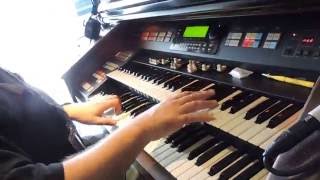 Ed Alstrom on the Hammond Organ at Yankee Stadium