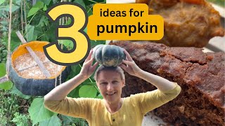 How do we use pumpkin: 3 ideas to try at home (muffins, ragi pumpkin cake, bird feeder) | farm life