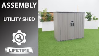Lifetime Utility Shed | Lifetime Assembly Video