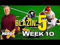 Blazing Five: Colin Cowherd Gives His 5 Best NFL Bets For Week 10 (Nov. 10)