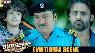 Sai Dharam Tej & Rajendra Prasad  Emotional Scene || Supreme Khiladi Latest Hindi Dubbed Movie