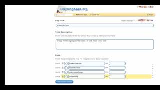 Learning Apps - create a sequence exercise