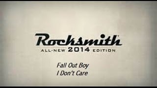 RockSmith 2014 Fall Out Boy (I Don't Care)