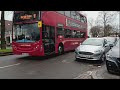 nxwm buses entering and leaving yardley wood bus garage