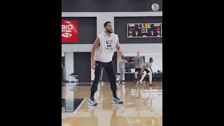 KD making Cam Thomas look like a child, and Ben Simmons getting shots up during the Nets' practice