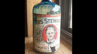 Mrs. Stewart's Liquid Bluing | Antique Bottle Stories