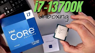 Intel i7-13700K 13th Generation Unlocked CPU Unboxing