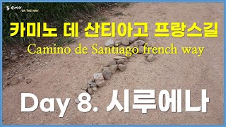 [CC한영자막]  산티아고 순례길 프랑스길   (Camino de Santiago) Day8. 시루에나에 도착하다