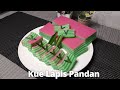 CARA MUDAH MEMBUAT KUE LAPIS PANDAN KENYAL LENTUR DAN BIKIN  NAGIH