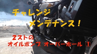 RZ250  オイルポンプオーバーホール①  問題発生