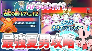 【ぷにぷに】HP800万！？最強夏男Lv12を漢方ナシで攻略していくぞー！ Yo-kai Watch