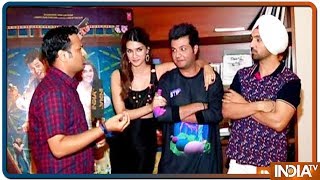 Arjun Patiala starcast Kriti Sanon, Diljit Dosanjh and Varun Sharma talk about the movie