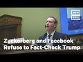 Mark Zuckerberg and Facebook Refuse to Fact-Check Trump | NowThis