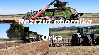 Rozrzut obornika* Orka pod kukurydzę 2022. Fendt Vario 936* Fendt Vavorit 818.