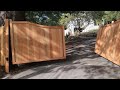 Uphill Driveway Gate installation in Berkeley California - The Expert Gate Company