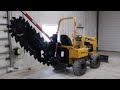 stock 4252 2015 vermeer rtx450 ride on trencher