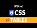 🔥CSS Tables Explained | Introduction to CSS Table | CSS Tutorial for Beginners | 2022 | SimpliCode