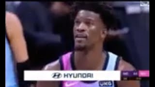 Jimmy Butler yells out “Ten” before hitting his 10th free throw in a row #shorts
