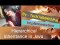 #4 Inheritance in Java |  Hierarchical inheritance | JavaTutorial | Inheritance #inheritance