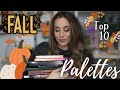 TOP 10 FALL EYESHADOW PALETTES | ENSLEY REIGN, ADEPT, GLAMINATRIX, NATASHA DENONA, & MORE!