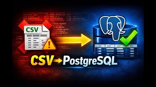 Load CSV Into PostgreSQL FAST | Import Huge CSV Files Without Errors