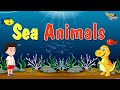 Sea Animals | Water Animals Names & Sounds For Kids | Roving Genius