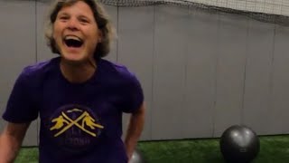 Conditioning for the alpine ski racer, how the physio ball relates to slalom, Video 3