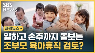 손주 돌보는 할머니 할아버지도 육아휴직 검토한다 (자막뉴스) / SBS