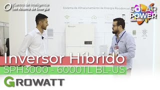 Inversor Híbrido Growatt SPH 3000 - 6000TL BL-US